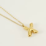 Gold color / 1 Piece Simple Series Simple Letter X Stainless Steel  Gold Color Women's Pendant Necklaces Picture24